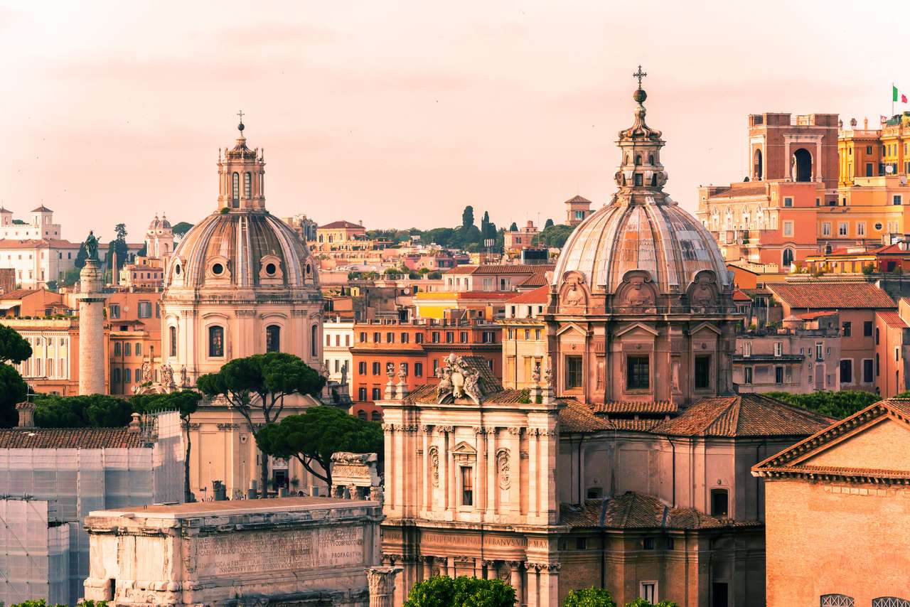 Άποψη της Ρώμης online παζλ