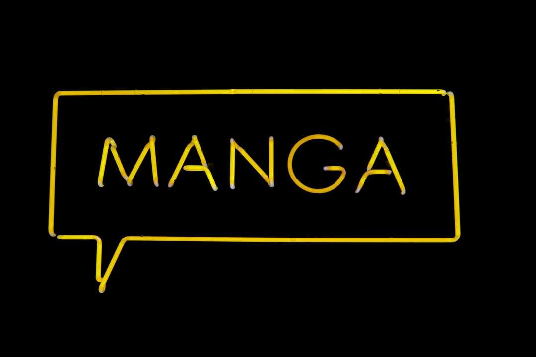 Νέον σήμανση Manga online παζλ