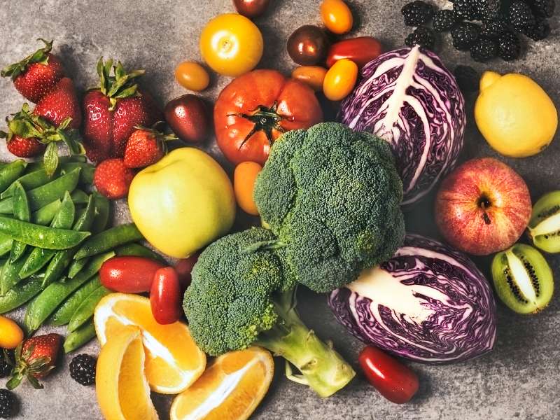 Gemüse und Früchte Puzzlespiel online