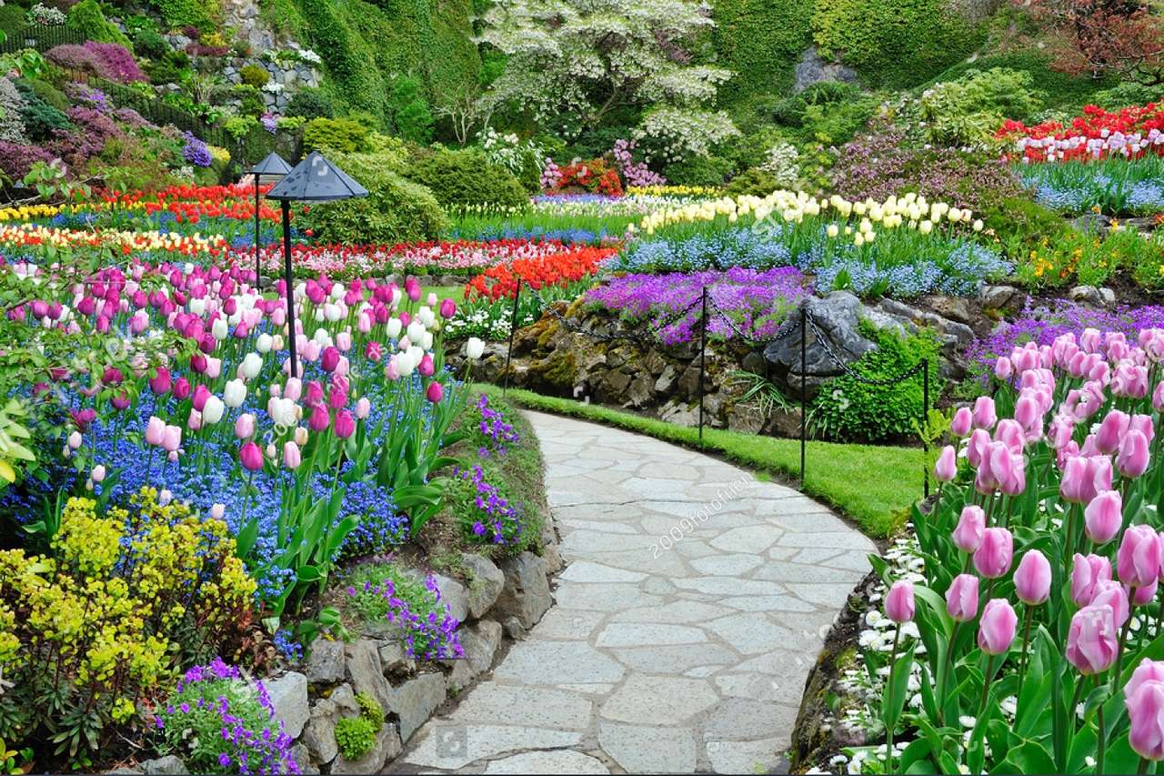 Květinový park skládačky online