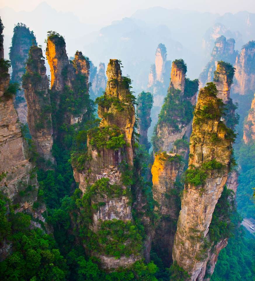 Nationaal park Zhangjiajie legpuzzel online