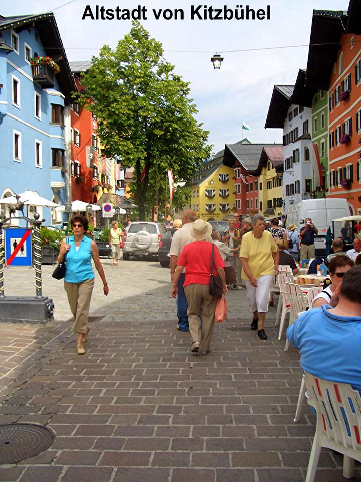 Oude stad van Kitzbühel legpuzzel online