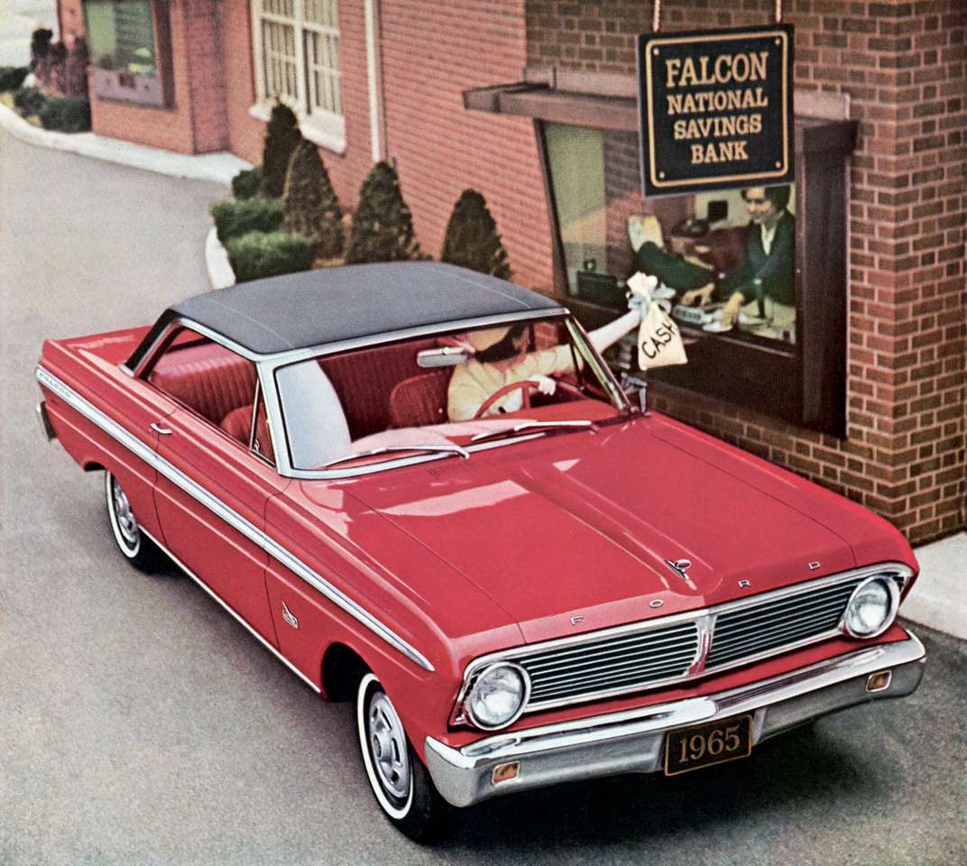 1965 Ford Falcon Futura купе с твърд покрив онлайн пъзел