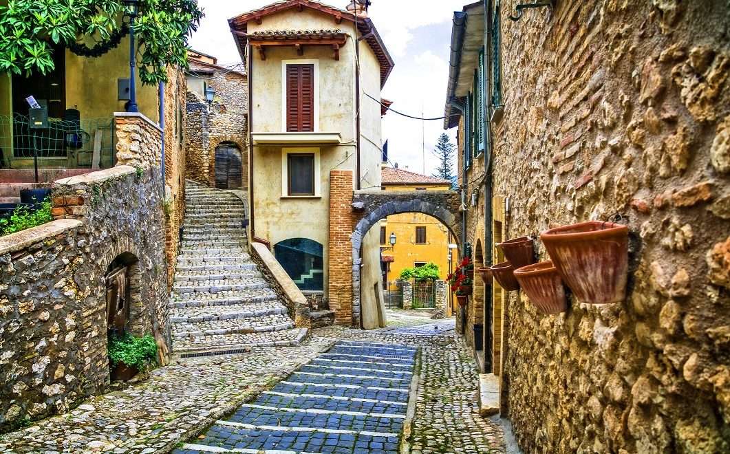 Olasz falu online puzzle