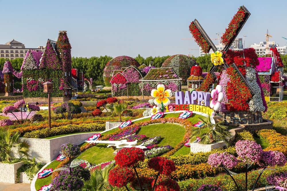 Giardino dei fiori di Dubai puzzle online