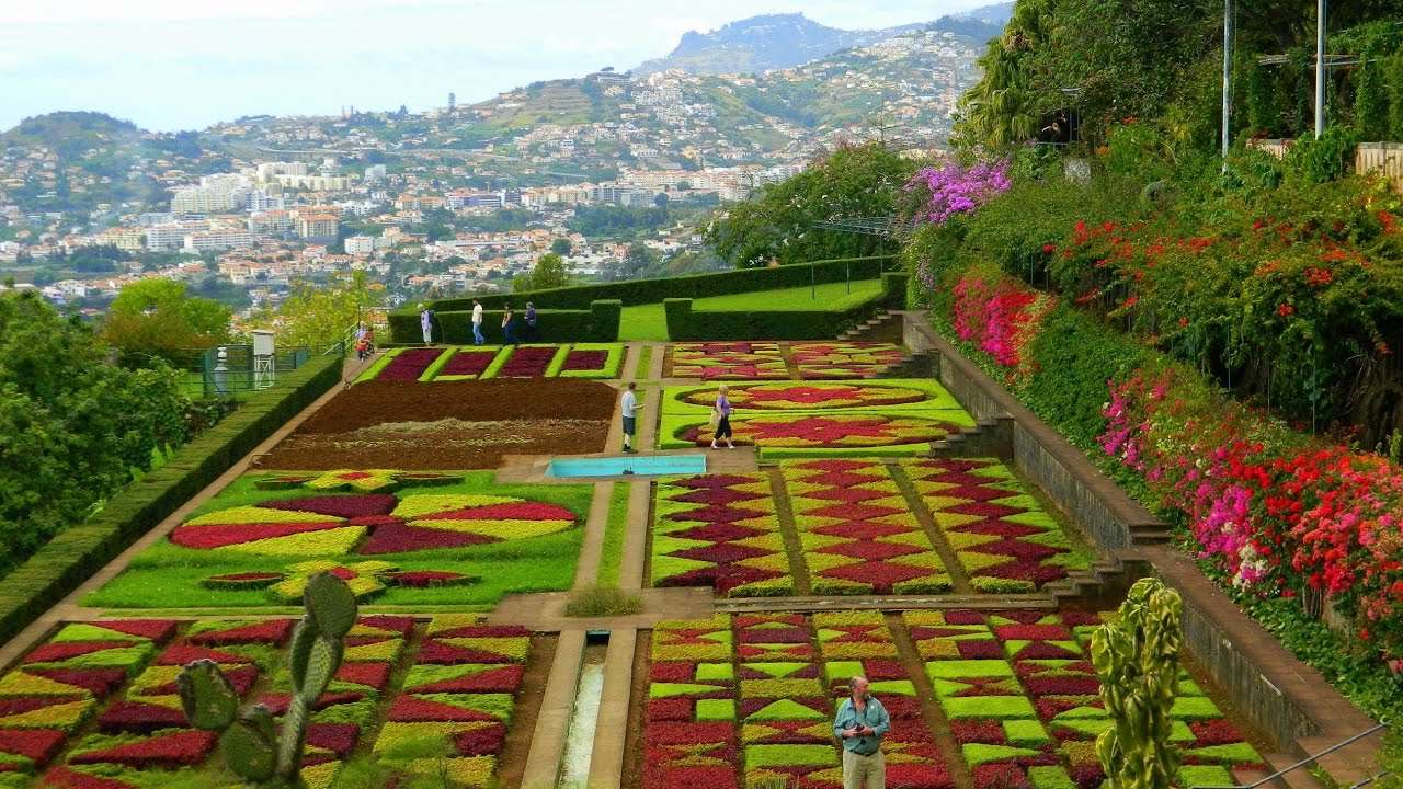 Botanische tuin van Madeira legpuzzel online