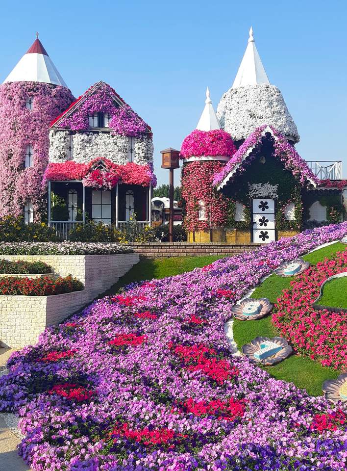 dubai virágos park kirakós online