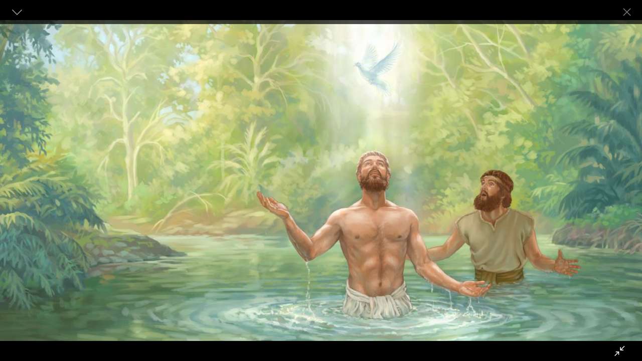 Gesù battezza puzzle online