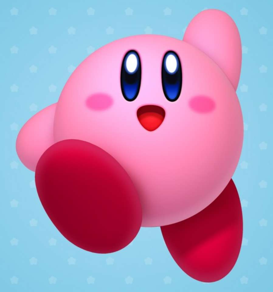 Möt Kirby! ❤️❤️❤️❤️❤️ Pussel online