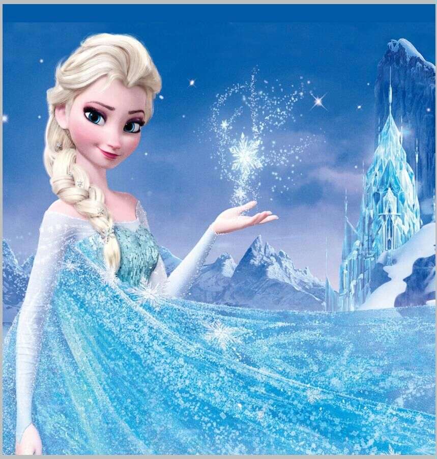 Drottning Elsa pussel på nätet