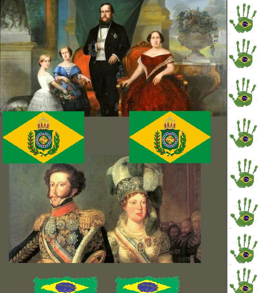 Brasiliansk kungafamilj pussel på nätet