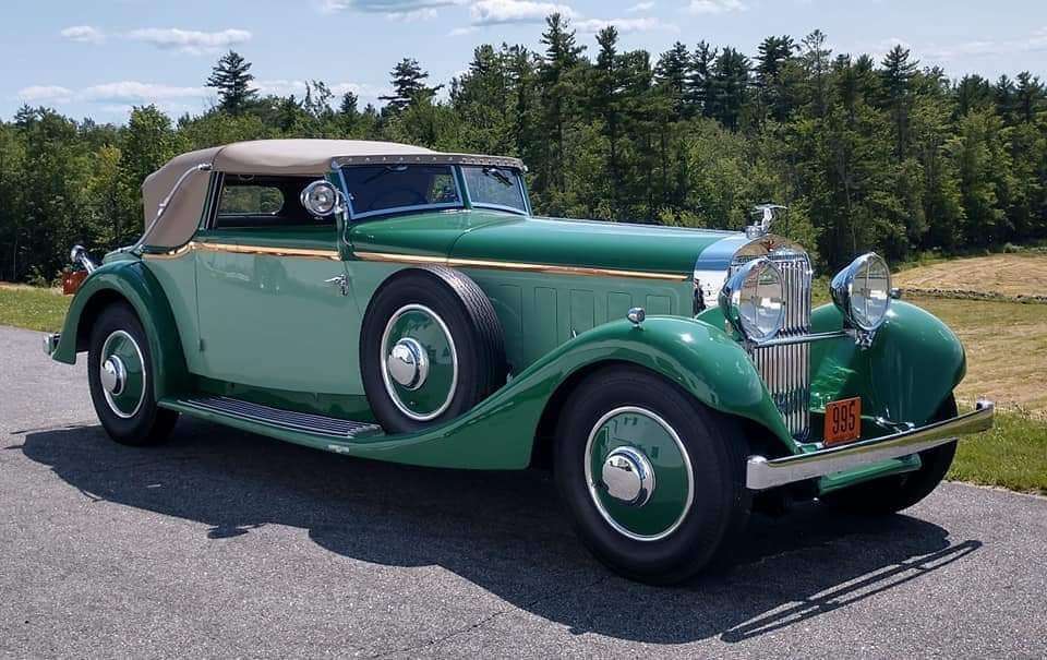 1934 Hispano Suiza J12 Cabriolet puzzle en ligne