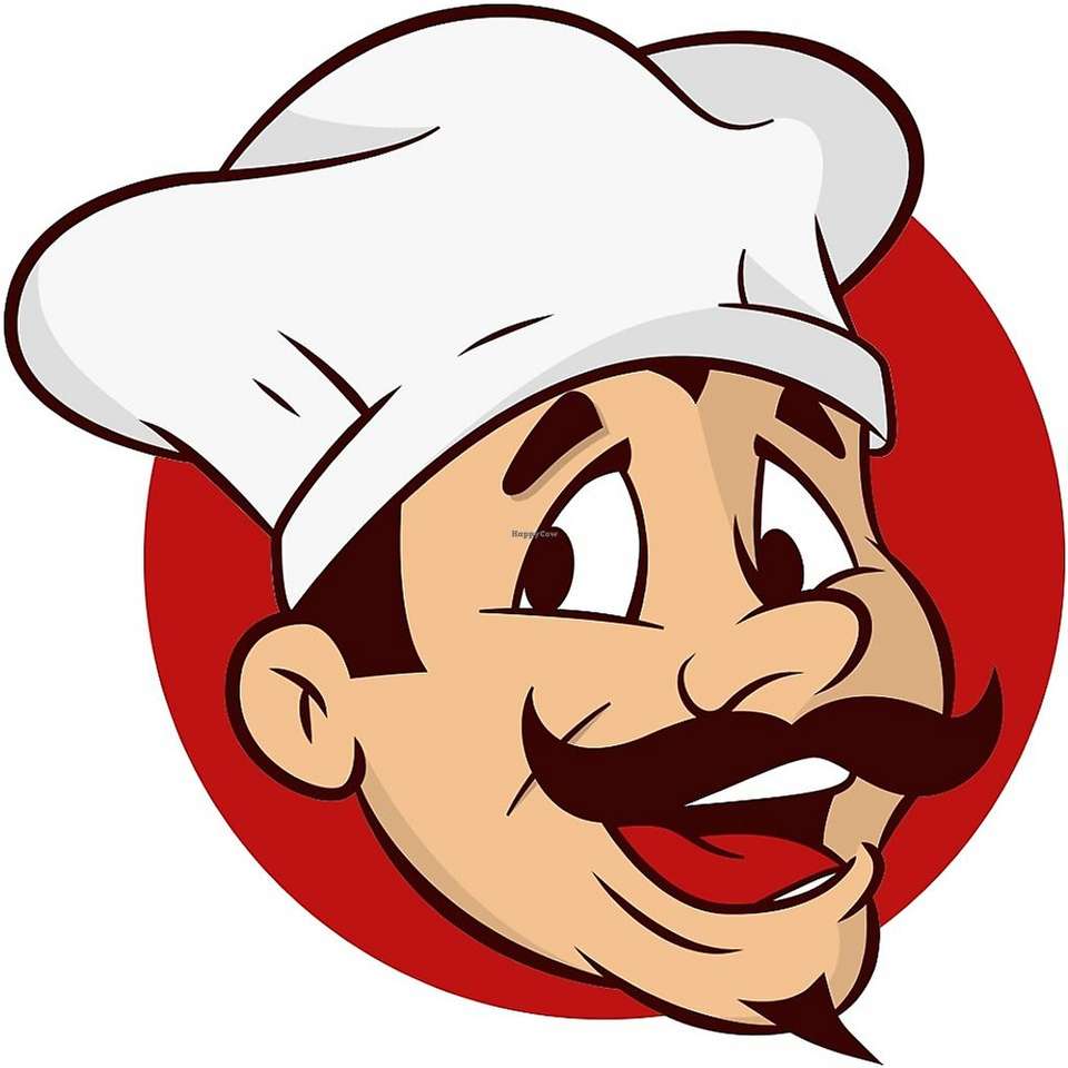 Усміхнений кухар пазл онлайн