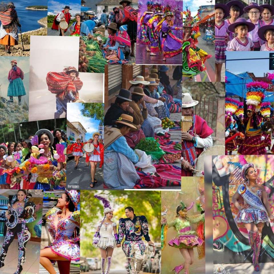 Культурне розмаїття в Болівії пазл онлайн