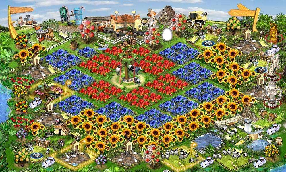 Ein Farmspiel Puzzlespiel online