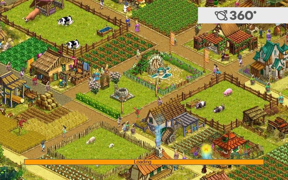 Een boerderijspel online puzzel
