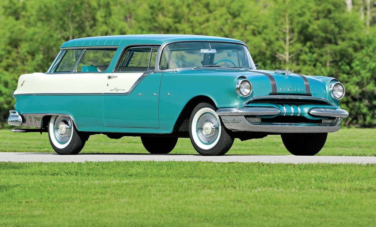 1955 Pontiac Star Chief Custom Safari quebra-cabeças online