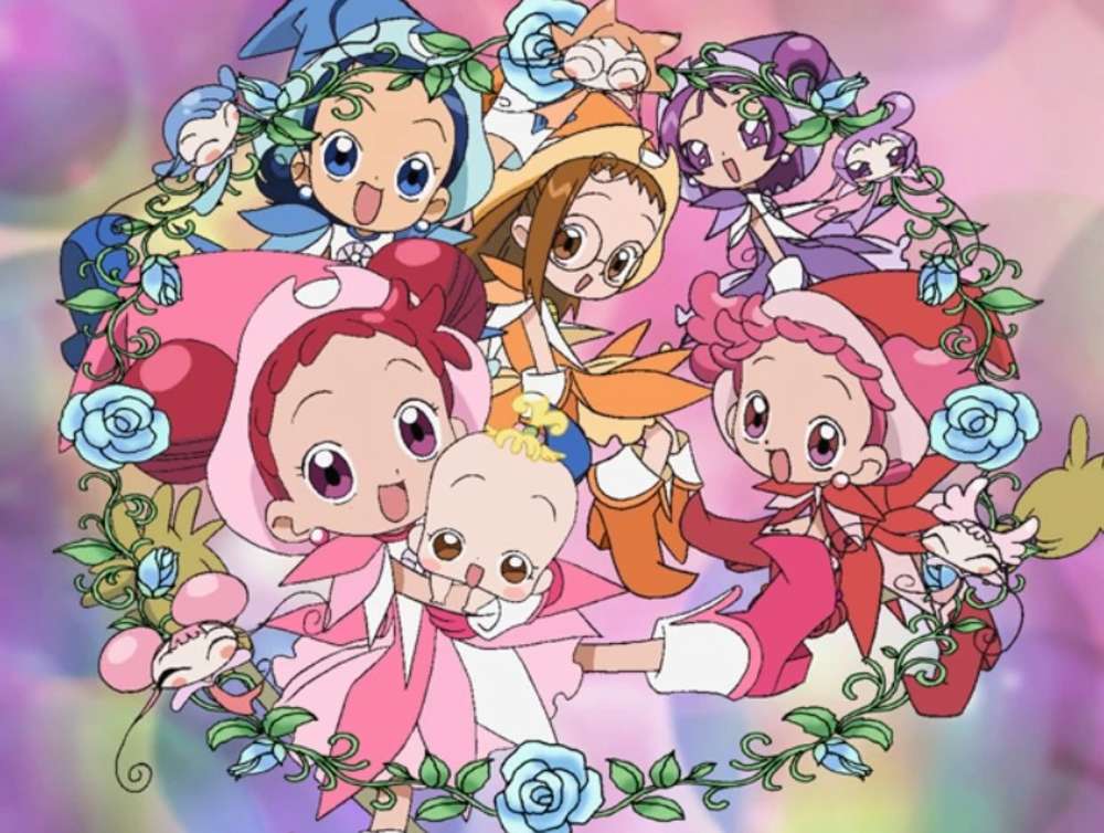 Five witches and one Baby❤️❤️❤️❤️❤️ jigsaw puzzle online