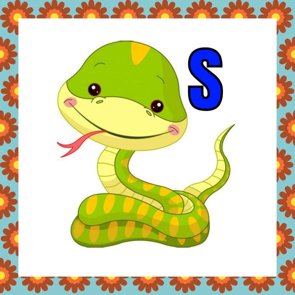 je suis un serpent S puzzle en ligne