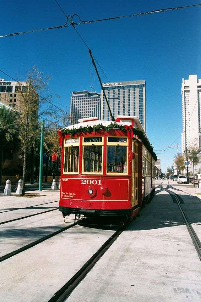 Трамвай в Новом Орлеане пазл онлайн