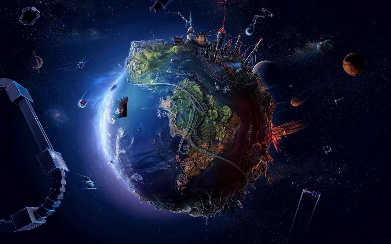 Die Erde ? Online-Puzzle