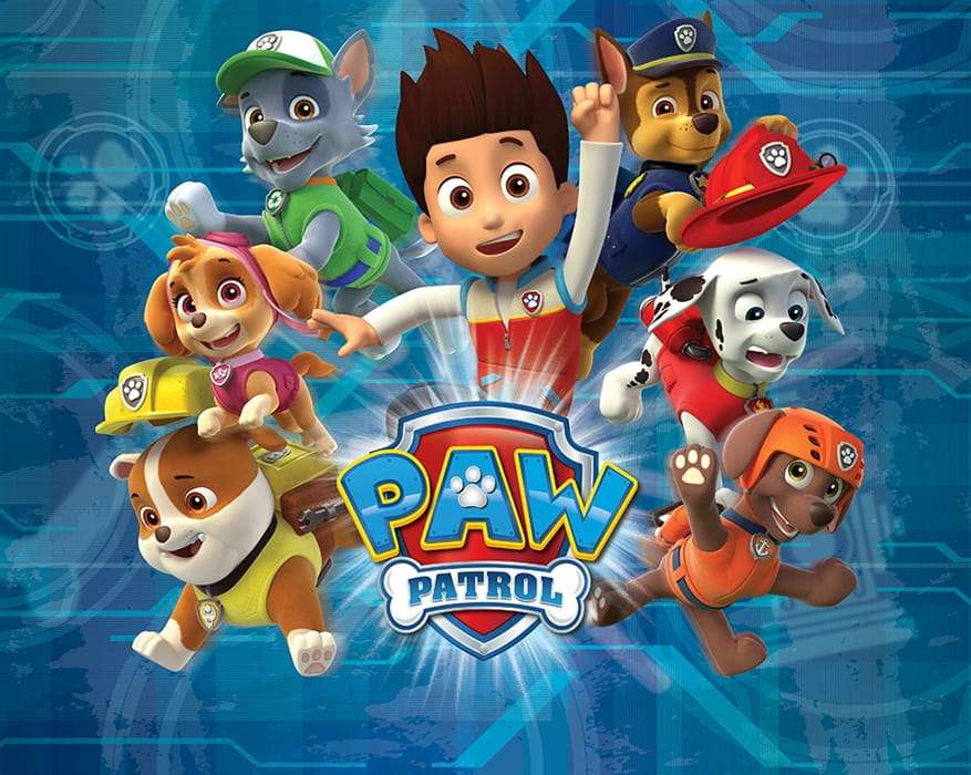 Wallpaper for the room - Paw Patrol jigsaw puzzle online