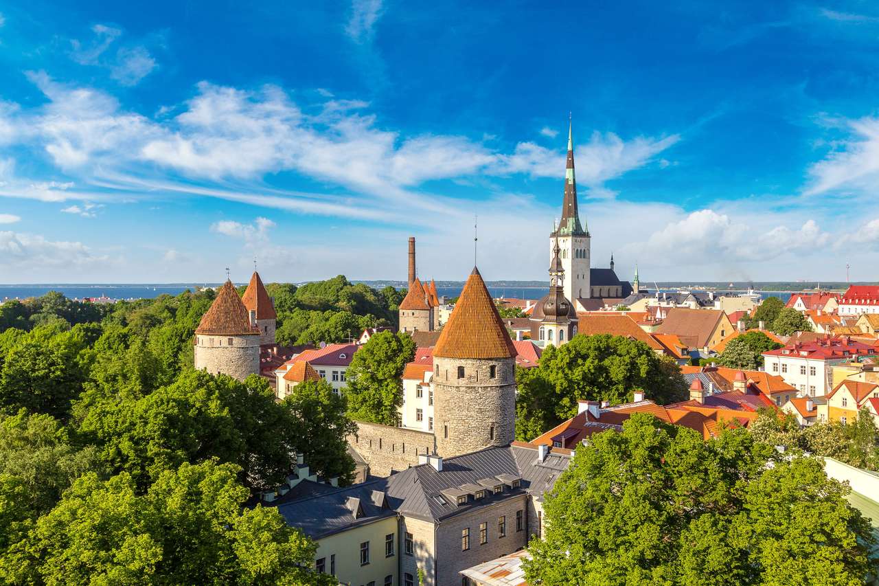 Orașul vechi din Tallinn jigsaw puzzle online