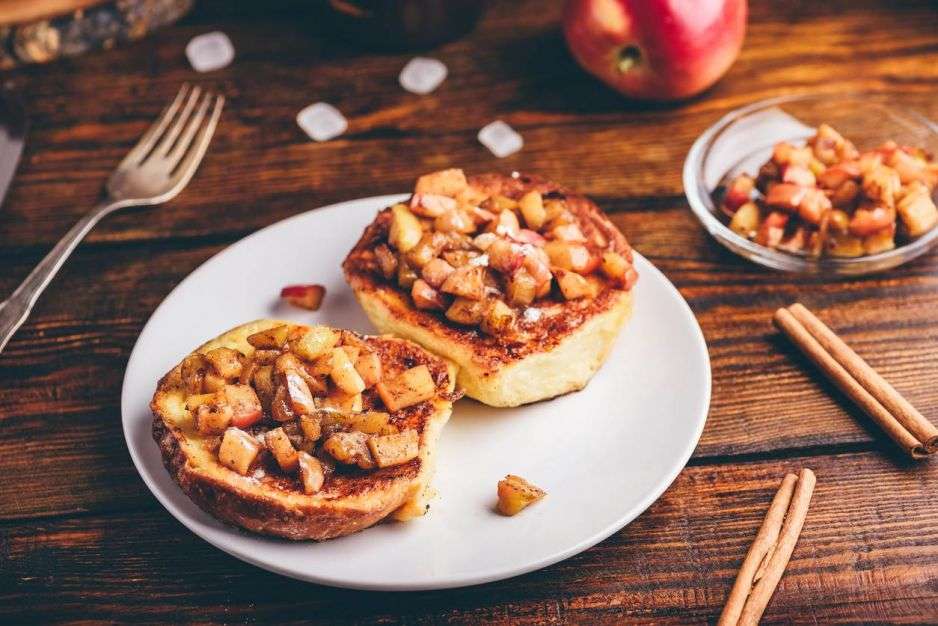 Pommes caramélisées frites puzzle en ligne