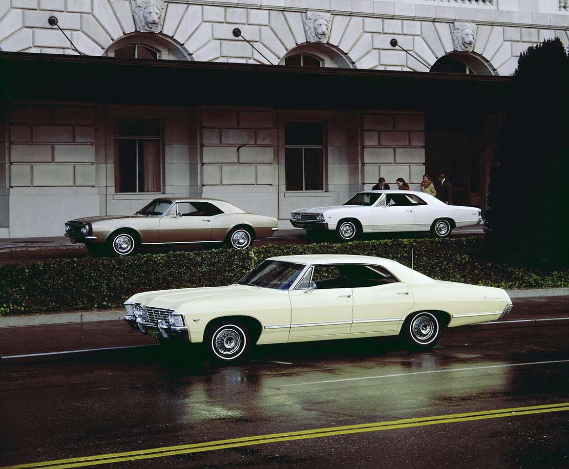 1967 Chevrolet Impala, Camaro och Chevelle pussel på nätet