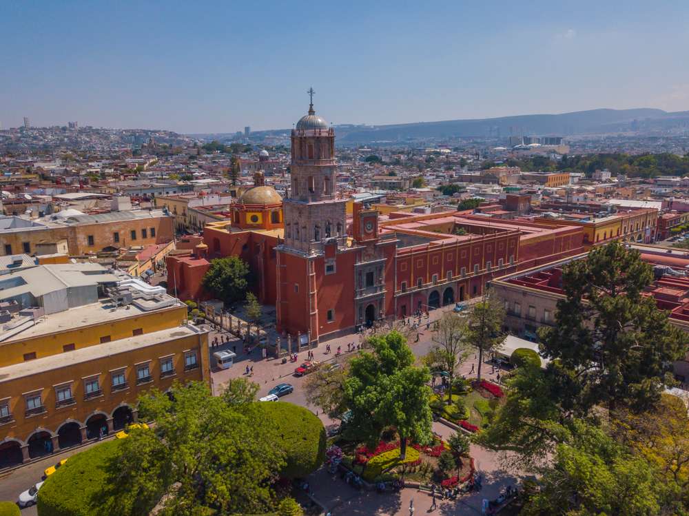 Estilo barroco na capital do estado de Querétaro quebra-cabeças online