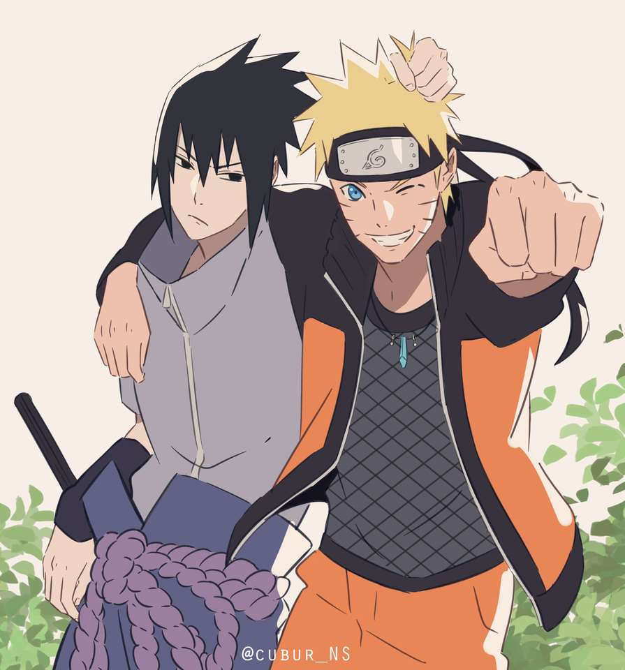 Naruto kun Sasuke kun Pussel online