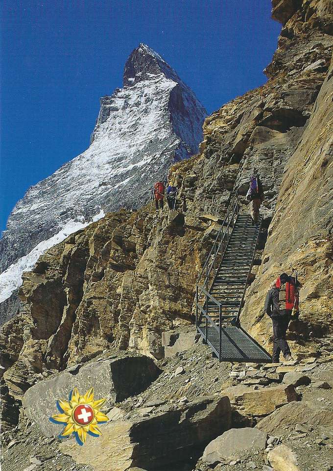 Ascenso al Matterhorn rompecabezas en línea
