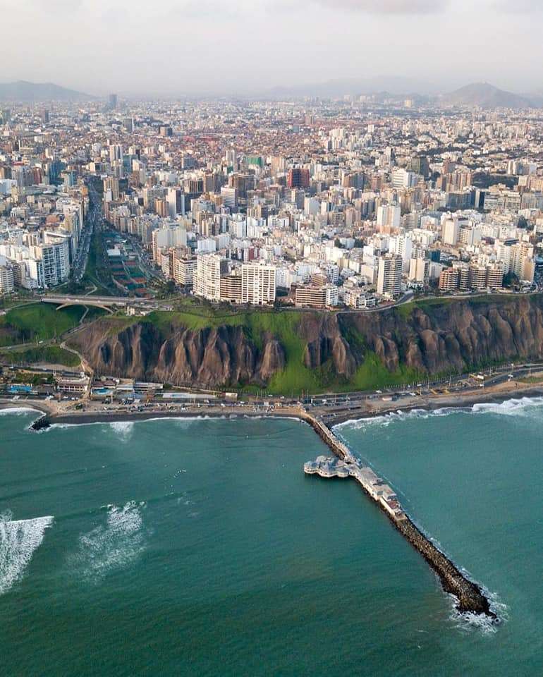 Costa Verde Miraflores distrito Lima Peru quebra-cabeças online