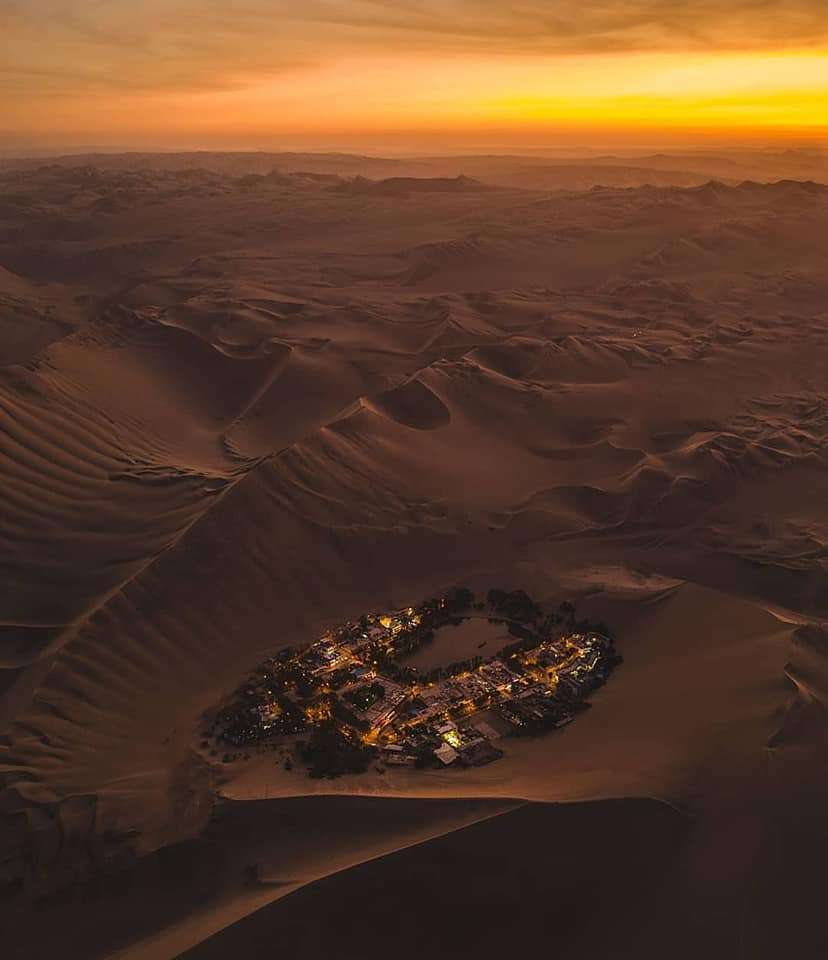 Huacachina-Oase in Ica, Peru Online-Puzzle