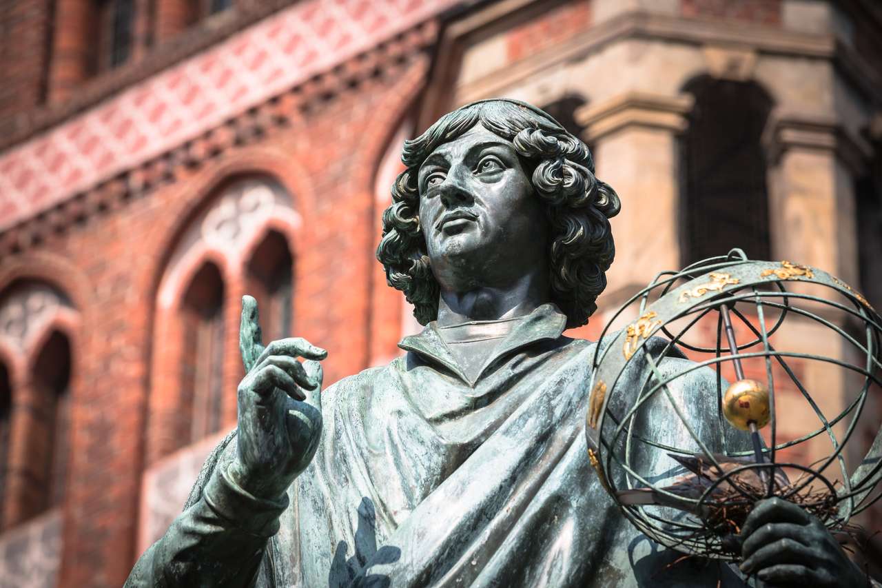 Nicolaus Copernicus monument pussel på nätet