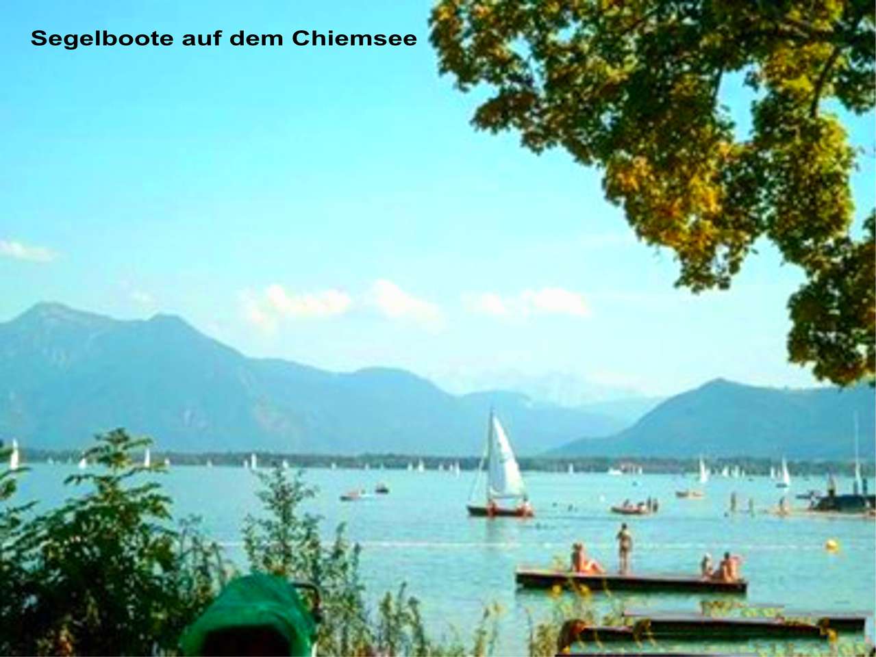 Pohled na Chiemsee online puzzle