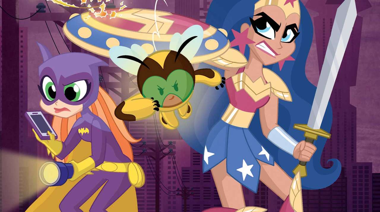 3 garotas super-heróis puzzle online