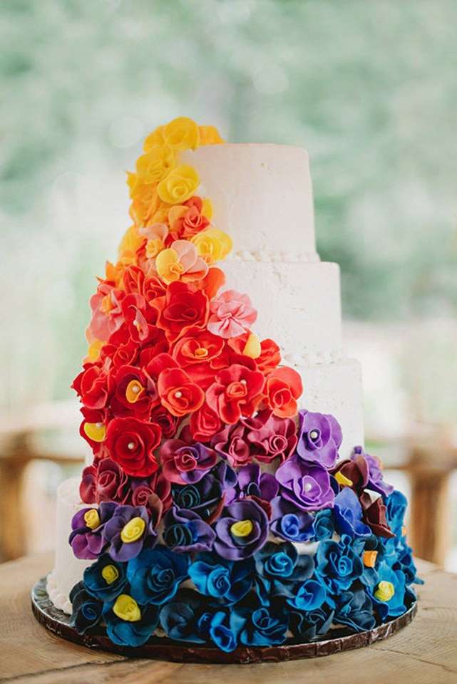 свадебный пирог пазл онлайн