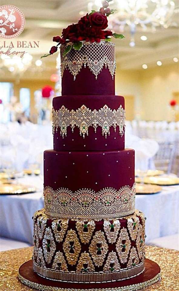 Esküvői torta online puzzle