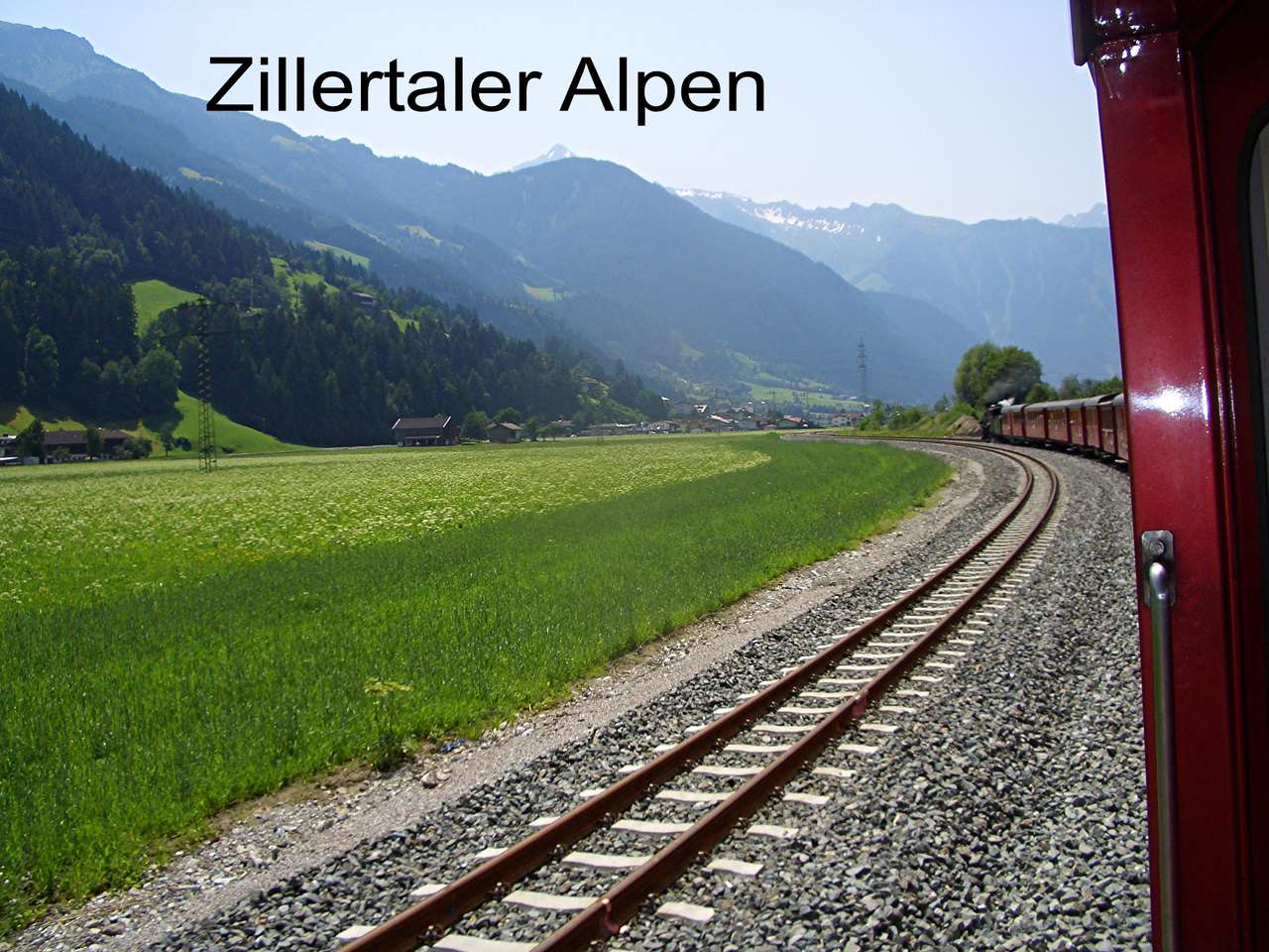 Chemin de fer de Zillertal puzzle en ligne