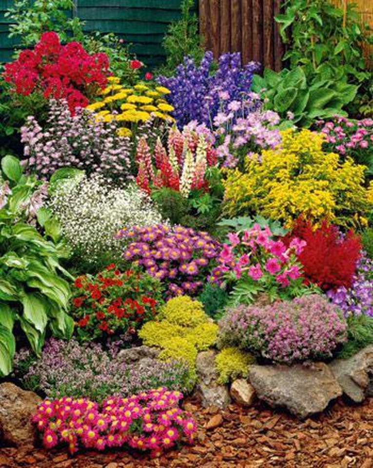 květinová zahrada online puzzle