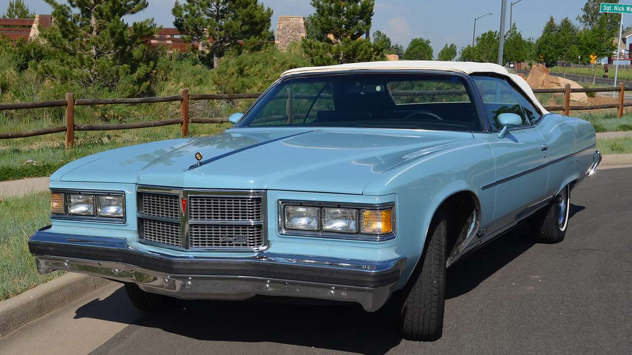 1975 Pontiac Grand Ville cabriolet online puzzel