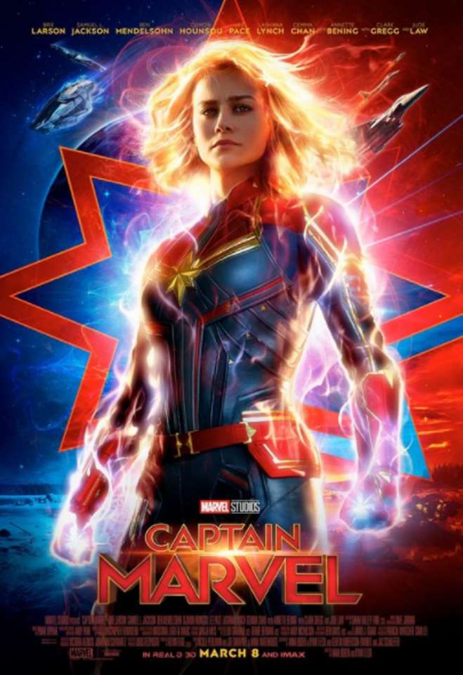 Plakát filmu Captain Marvel skládačky online