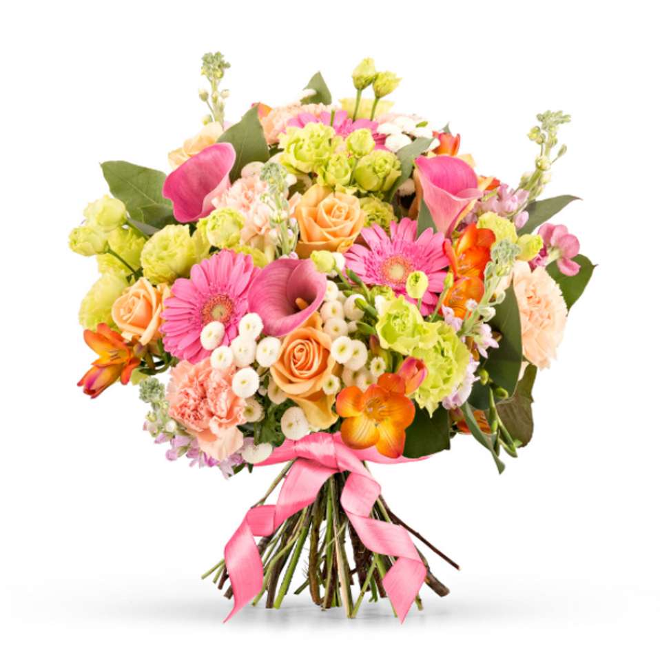 Μπουκέτο λουλούδια παζλ online