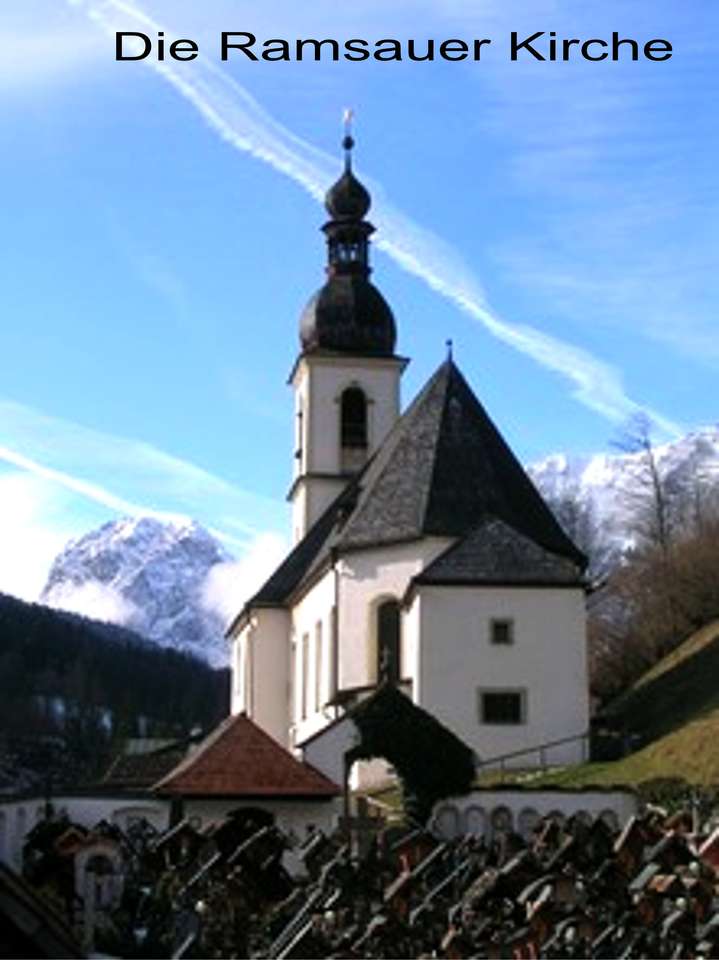 Kostel Sebastian v Ramsau skládačky online