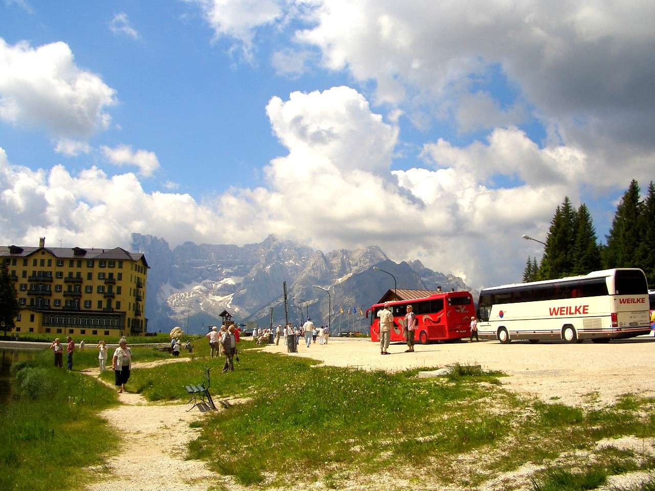 Vue Dolomites puzzle en ligne