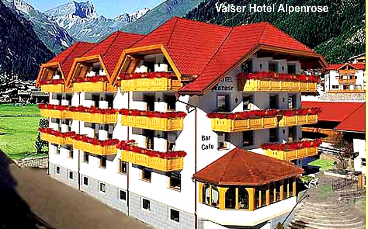Готель Alpenrose Vals пазл онлайн