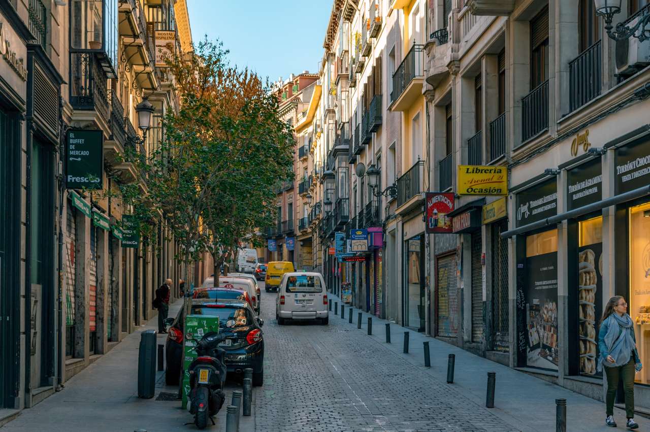 Вулиця Фонтанів - Мадрид онлайн пазл