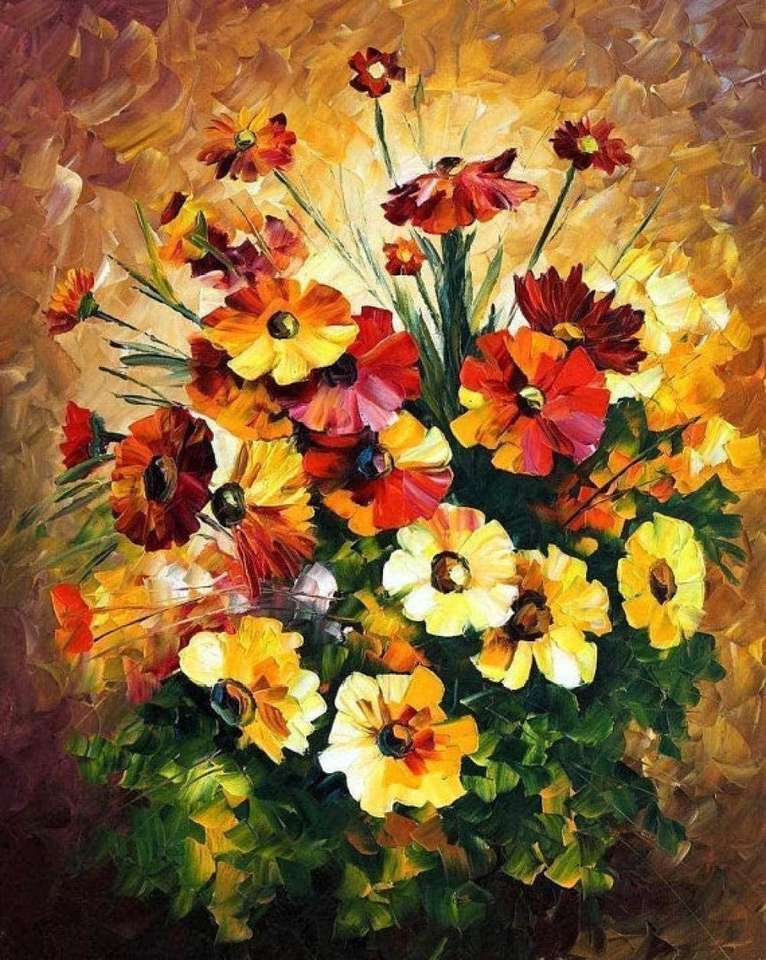 bouquet de fleurs puzzle en ligne