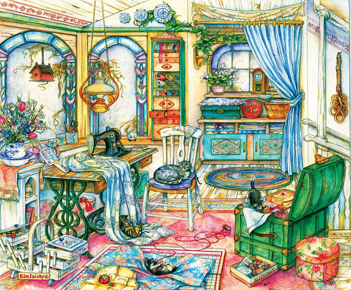 MY SEWING ROOM jigsaw puzzle online